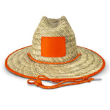 Tiki Straw Hat - 126396 colour:Orange