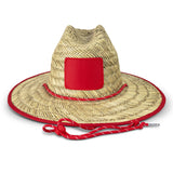 Tiki Straw Hat - 126396 colour:Red