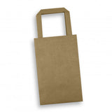 Small Flat Handle Paper Bag Portrait - 127366-1