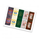 Sticker Sheet 88 x 50mm Rectangle - Gloss - 127922