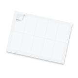 Sticker Sheet 88 x 50mm Rectangle - Gloss - 127922 own