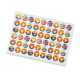 Sticker Sheet 26mm Circle - Matte - 127923 main
