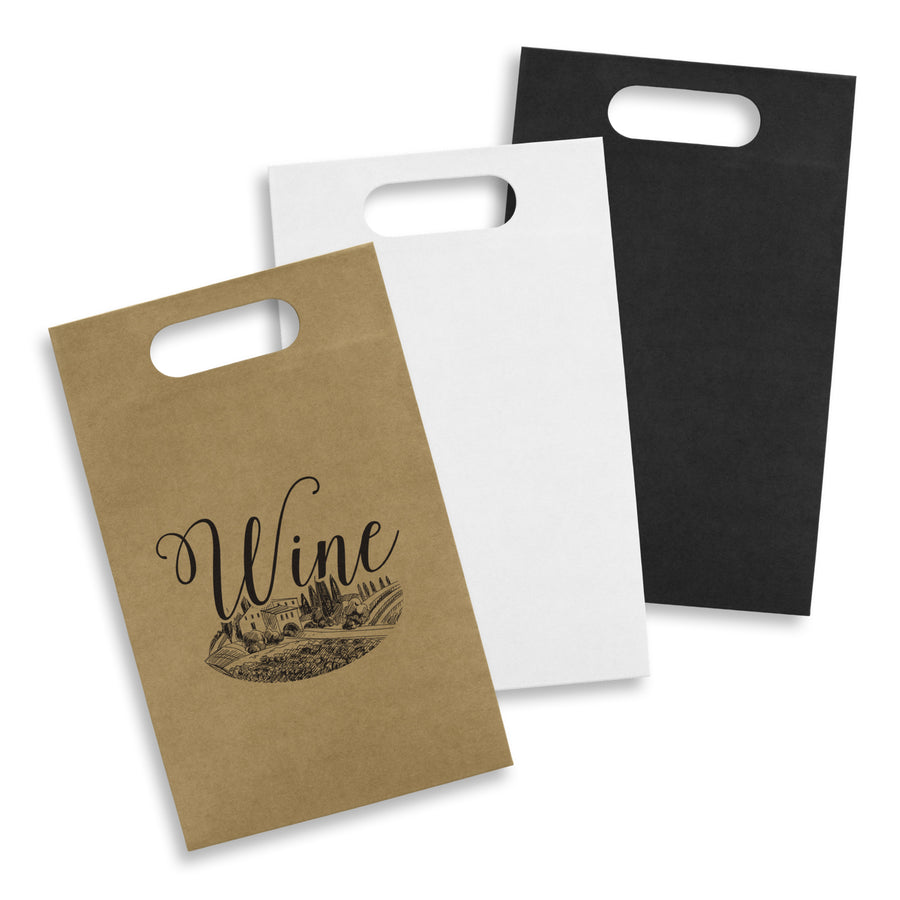 Die Cut Paper Wine Bag - 129197