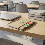 Kraft Notebook with Notes and Flags - 129579-4