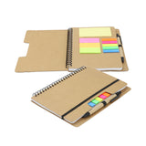 Kraft Notebook with Notes and Flags - 129579 main
