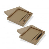 Kraft Notebook and Pen Gift Set - 129676-0