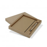 Kraft Notebook and Pen Gift Set - 129676-5