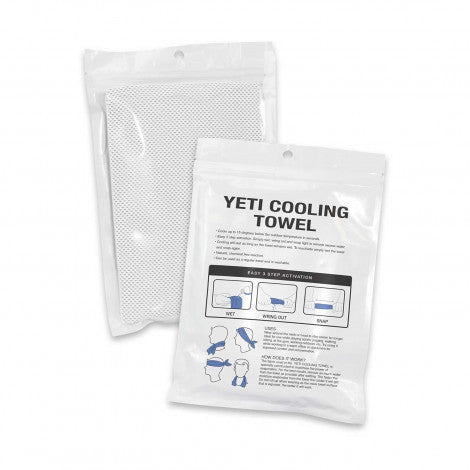Yeti Premium Cooling Towel - Full Colour - Pouch - 110464