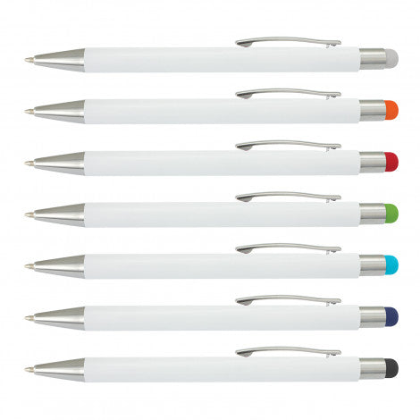 Lancer Stylus Pen - White Barrel - 117120