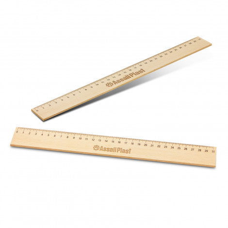 Wooden 30cm Ruler - 117337