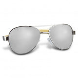 Aviator Mirror Lens Sunglasses - Bamboo - 120338