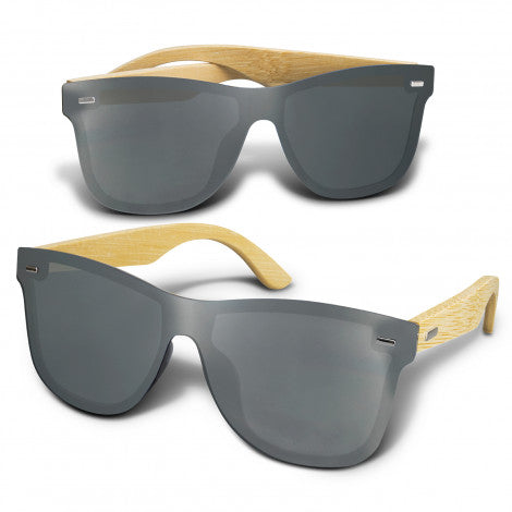 Ryder Mirror Lens Sunglasses - Bamboo - 120343