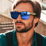 Ryder Mirror Lens Sunglasses - Bamboo - 120343