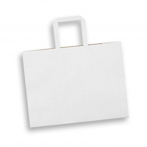 Large Flat Handle Paper Bag Landscape - 125941-1